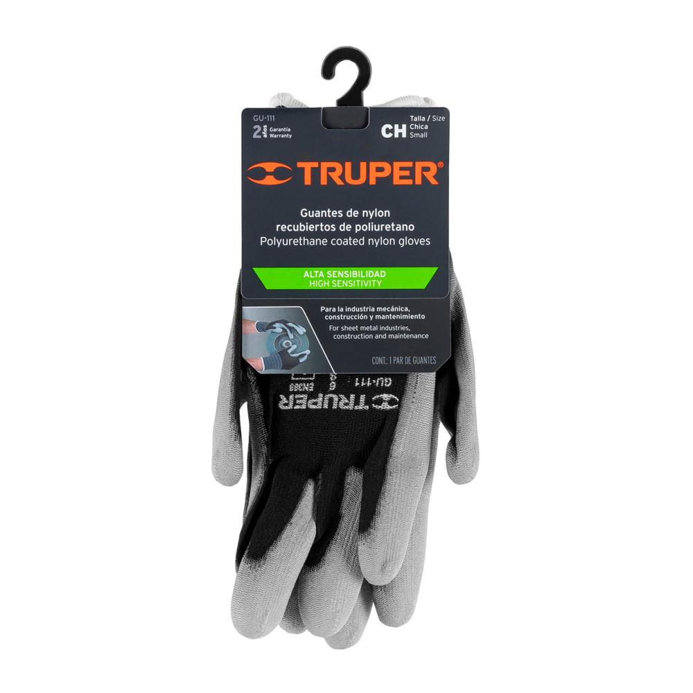 [2657] GUANTES NYLON C/REC NITRILO NEGRO C&A